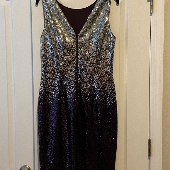 Calvin Klein ombré sequin dress - Picture 2 of 2